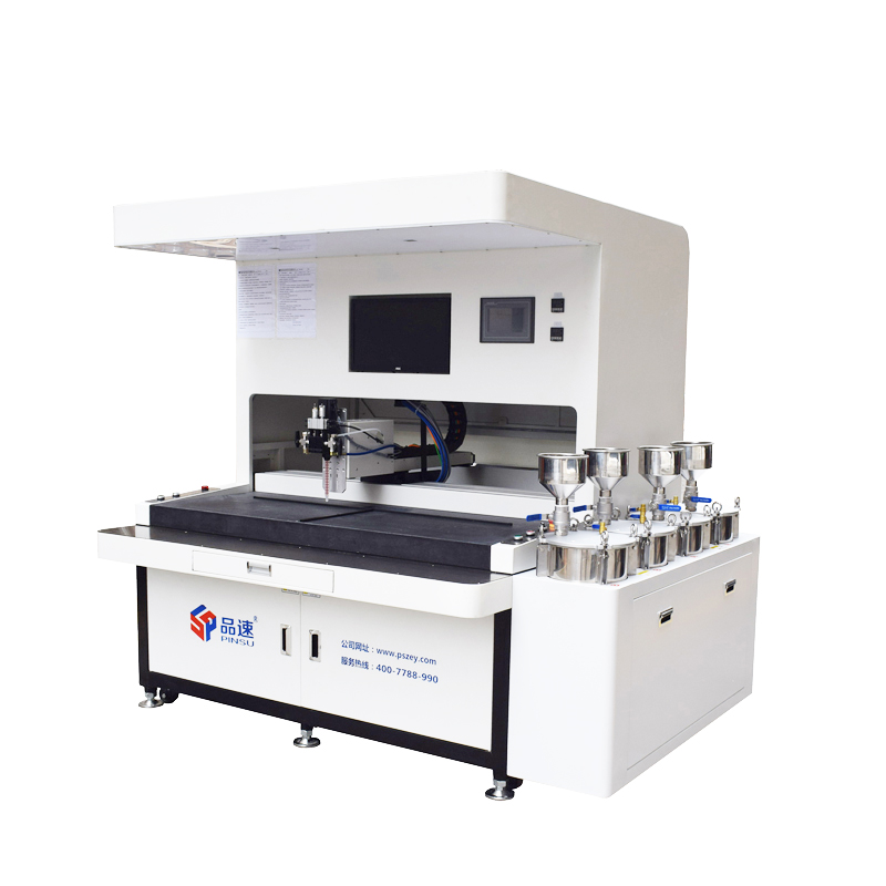 AB膠雙供膠系統視覺點膠機