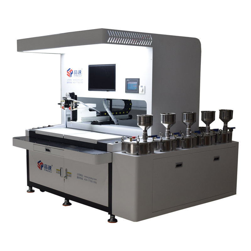 5桶視覺(jué)點(diǎn)膠機(jī)(帶底部光源)