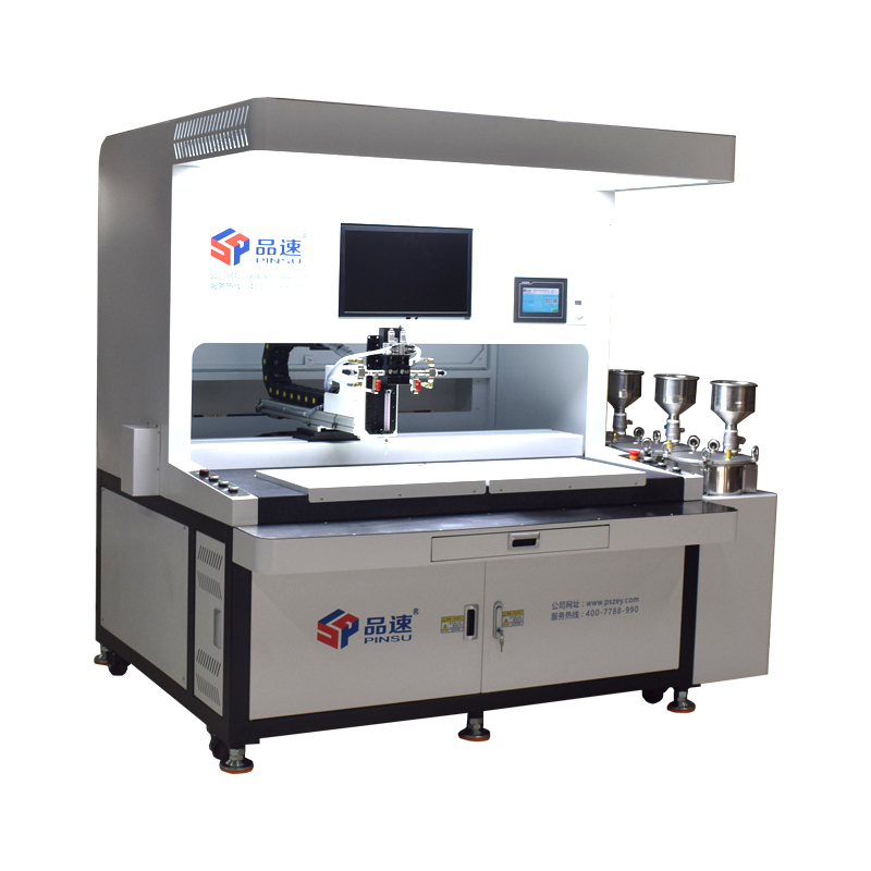 5桶視覺(jué)點(diǎn)膠機(jī)(帶底部光源)