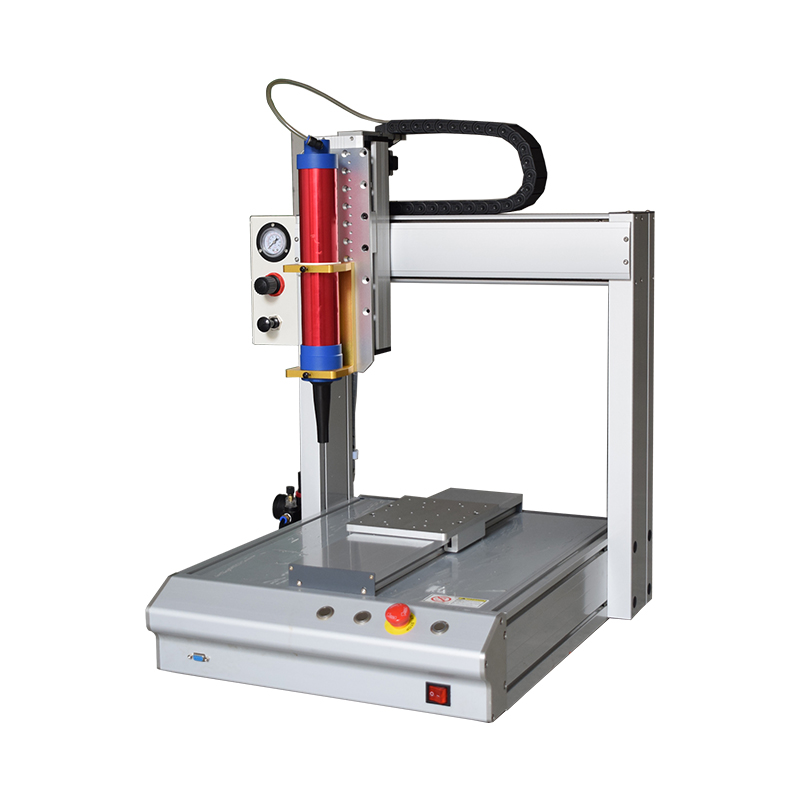 軟包裝膠水三軸桌面式自動點膠機