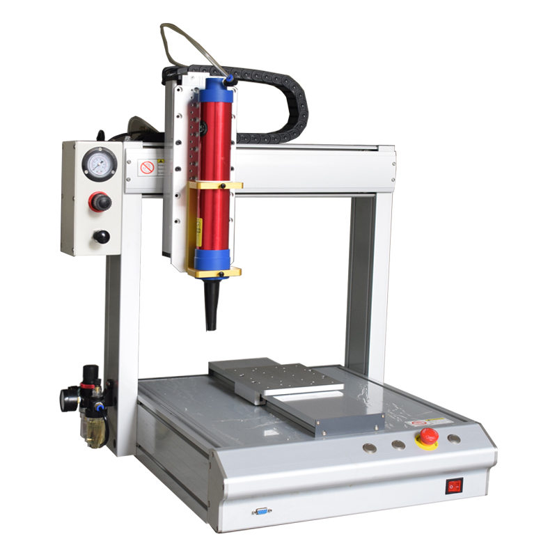 軟包裝膠水三軸桌面式自動點膠機
