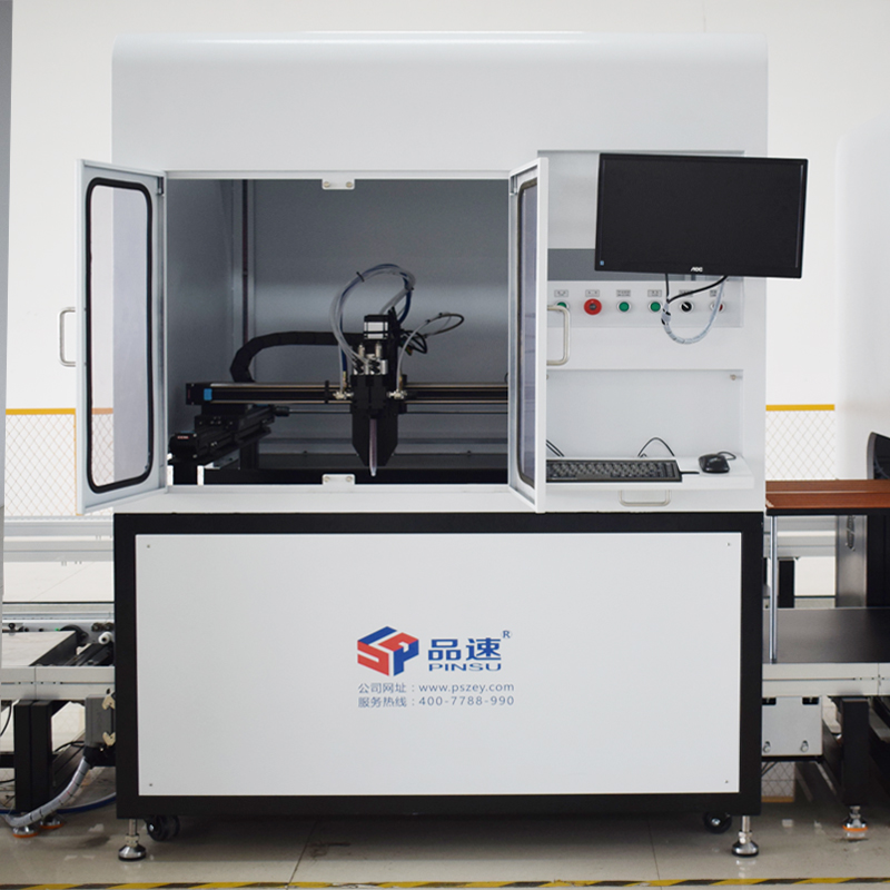 全自動視覺灌膠抽真空平移回流生產(chǎn)流水線