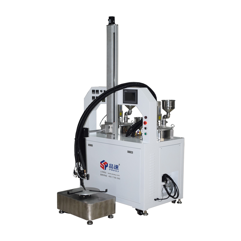 濾芯單工位轉盤打膠機