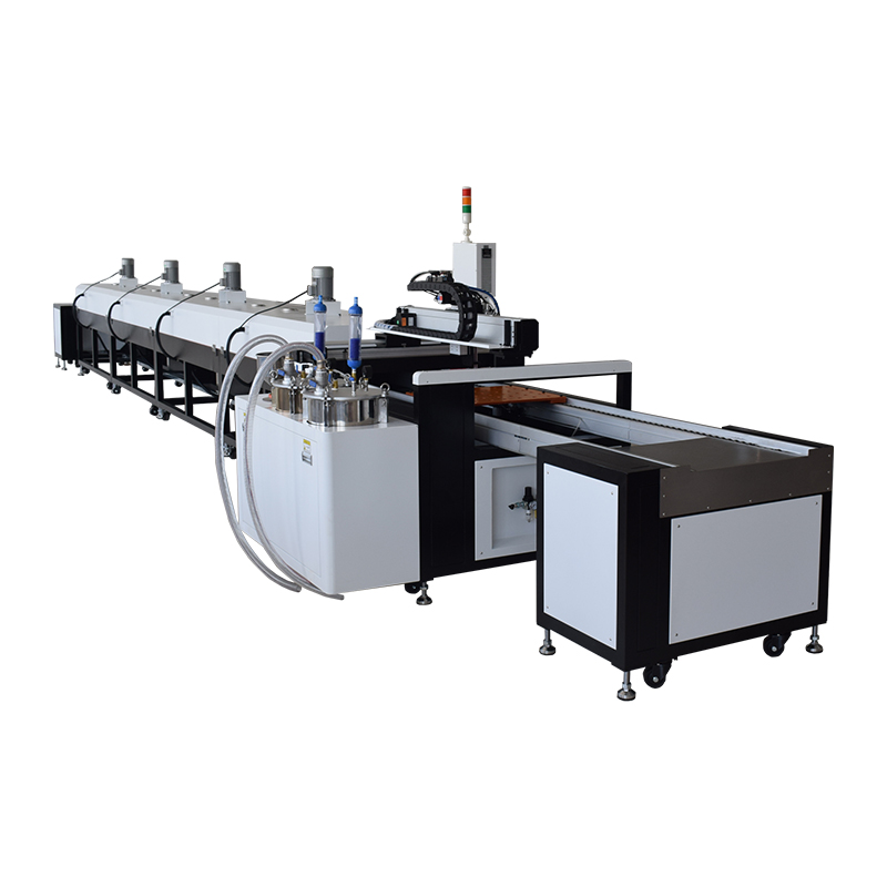 吸盤PU膠自動化滴膠固化線設備