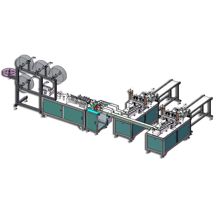 一托二平面口罩自動生產線