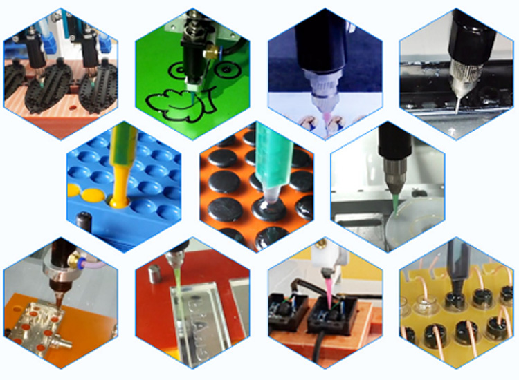 2600ML硅膠自動(dòng)點(diǎn)膠機(jī)應(yīng)用范圍