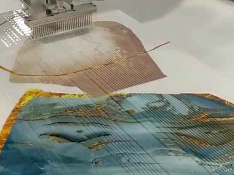 晶瓷畫水晶封釉機視頻