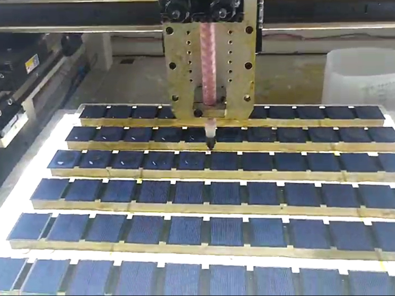太陽能板視覺點膠機視頻