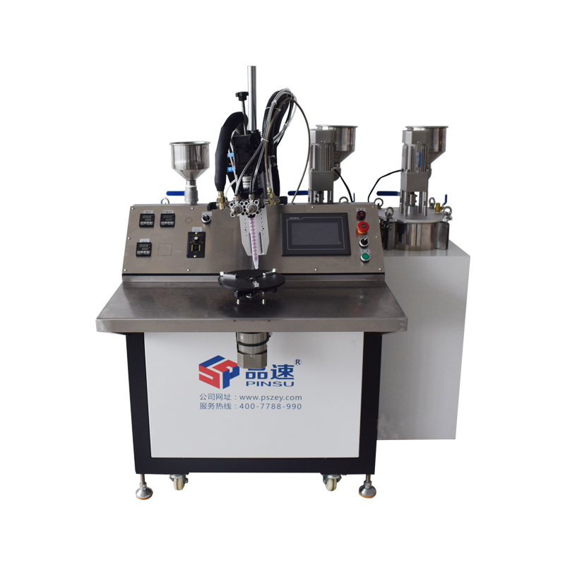 三桶單工位轉(zhuǎn)盤打膠機(jī)